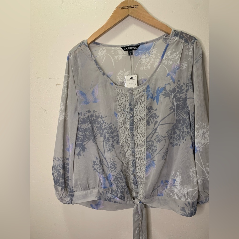 Express sheer floral